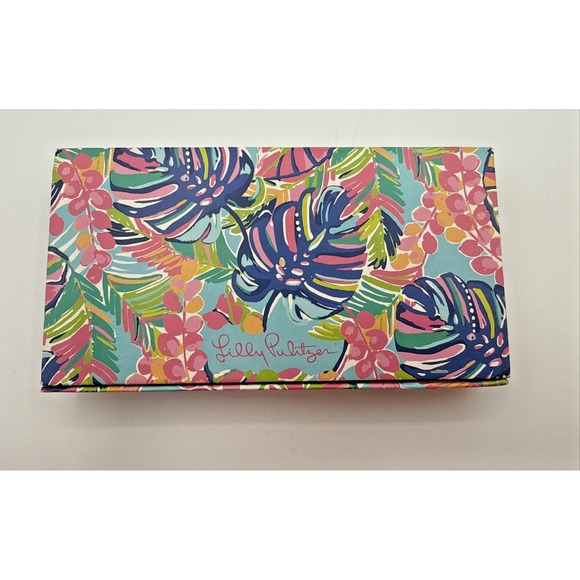 Lilly Pulitzer Sticky Note Set "Featured Exotic Garden" Printed Palms Note Pads - Picture 8 of 10
